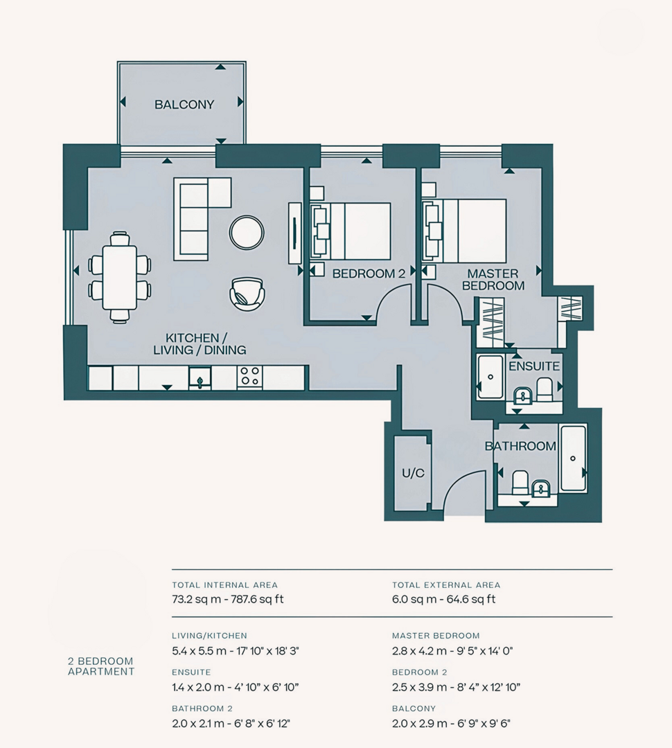 Fulton Fifth, Fulton Road, London floorplan