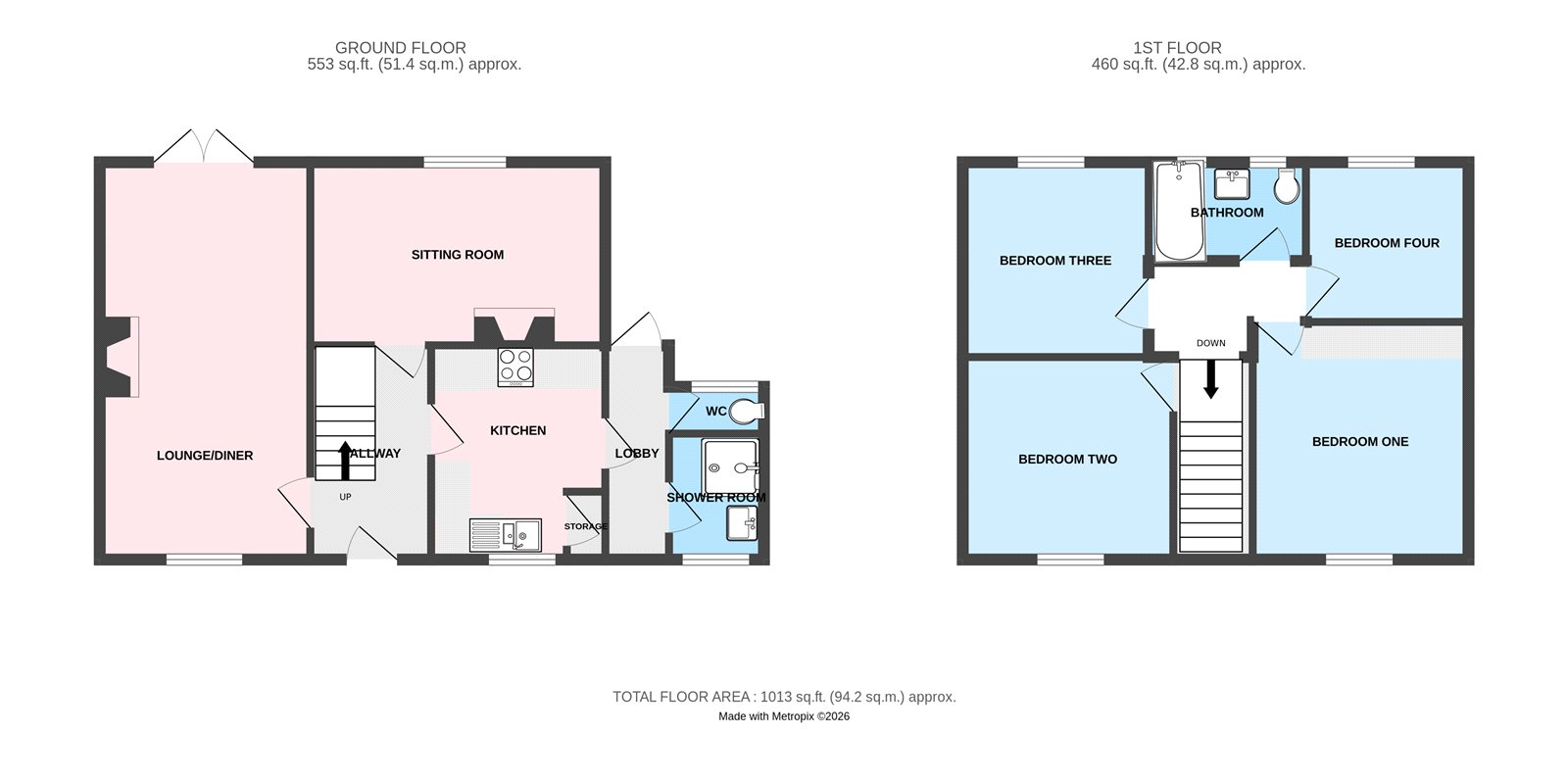39, Bevan Avenue, Wolverhampton floorplan