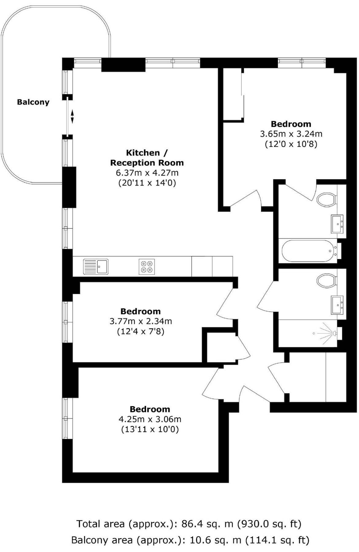Cairncross House, Townsend Road, Kidbrooke floorplan