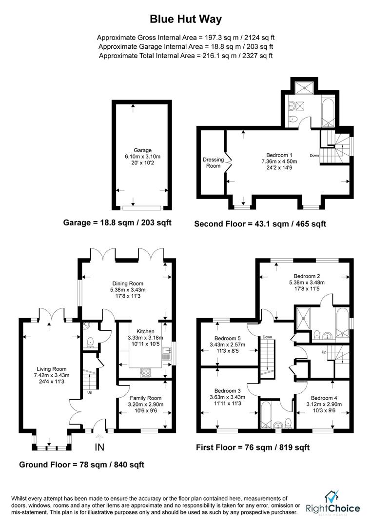 2, Blue Hut Way, Basingstoke floorplan