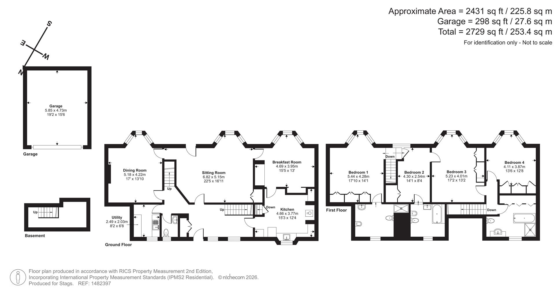 Clifton Lodge, 2 Clifton Place, Sidmouth floorplan