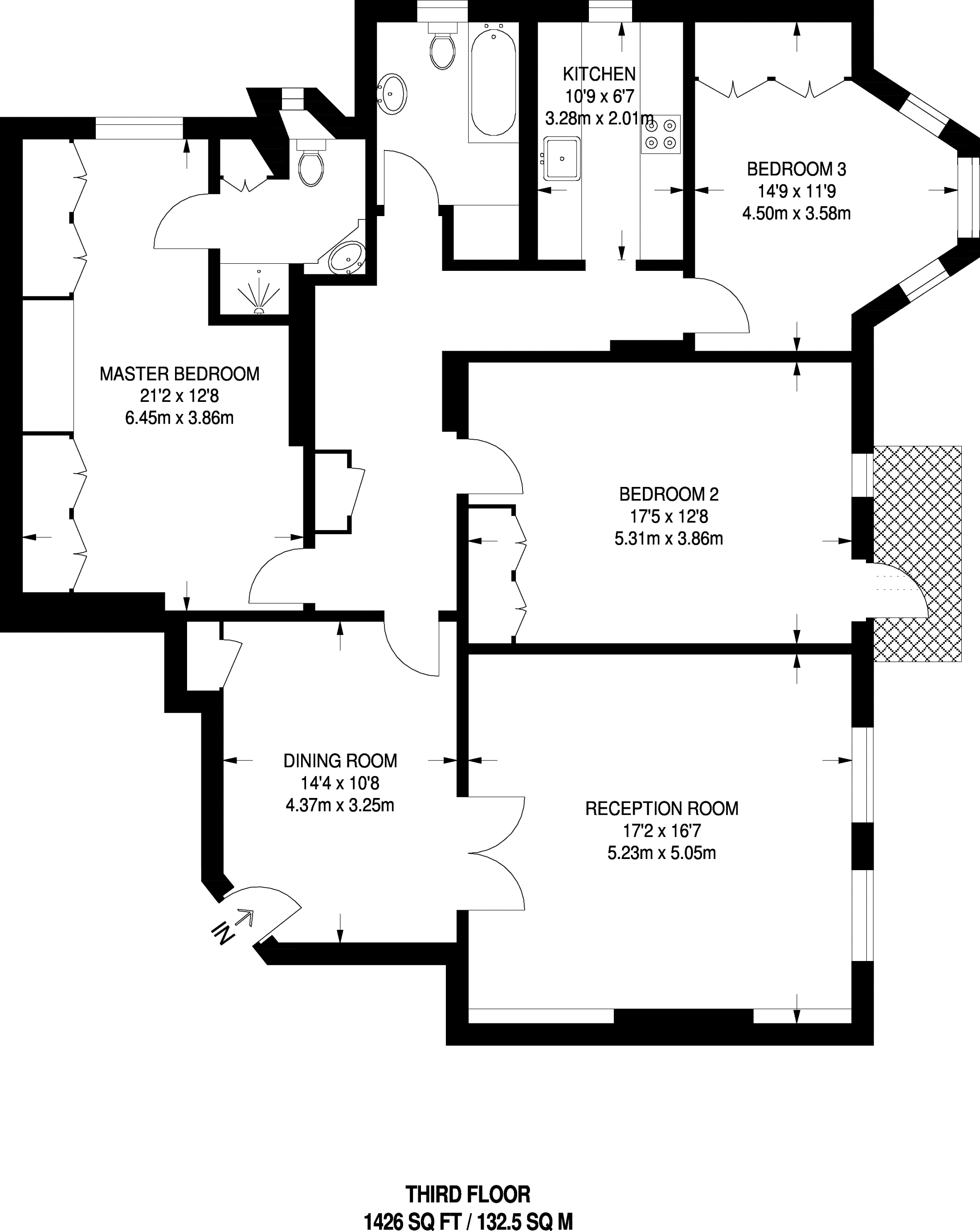 3 Bedrooms Flat to rent in St Johns Wood Road, St John's Wood NW8