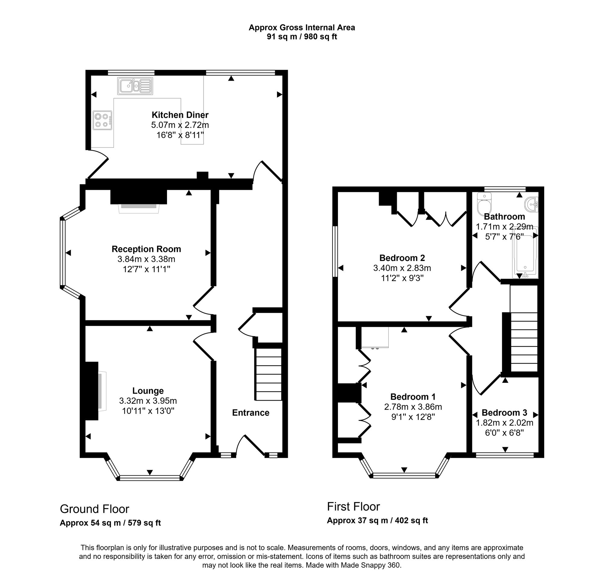 74 Dodington, Whitchurch floorplan