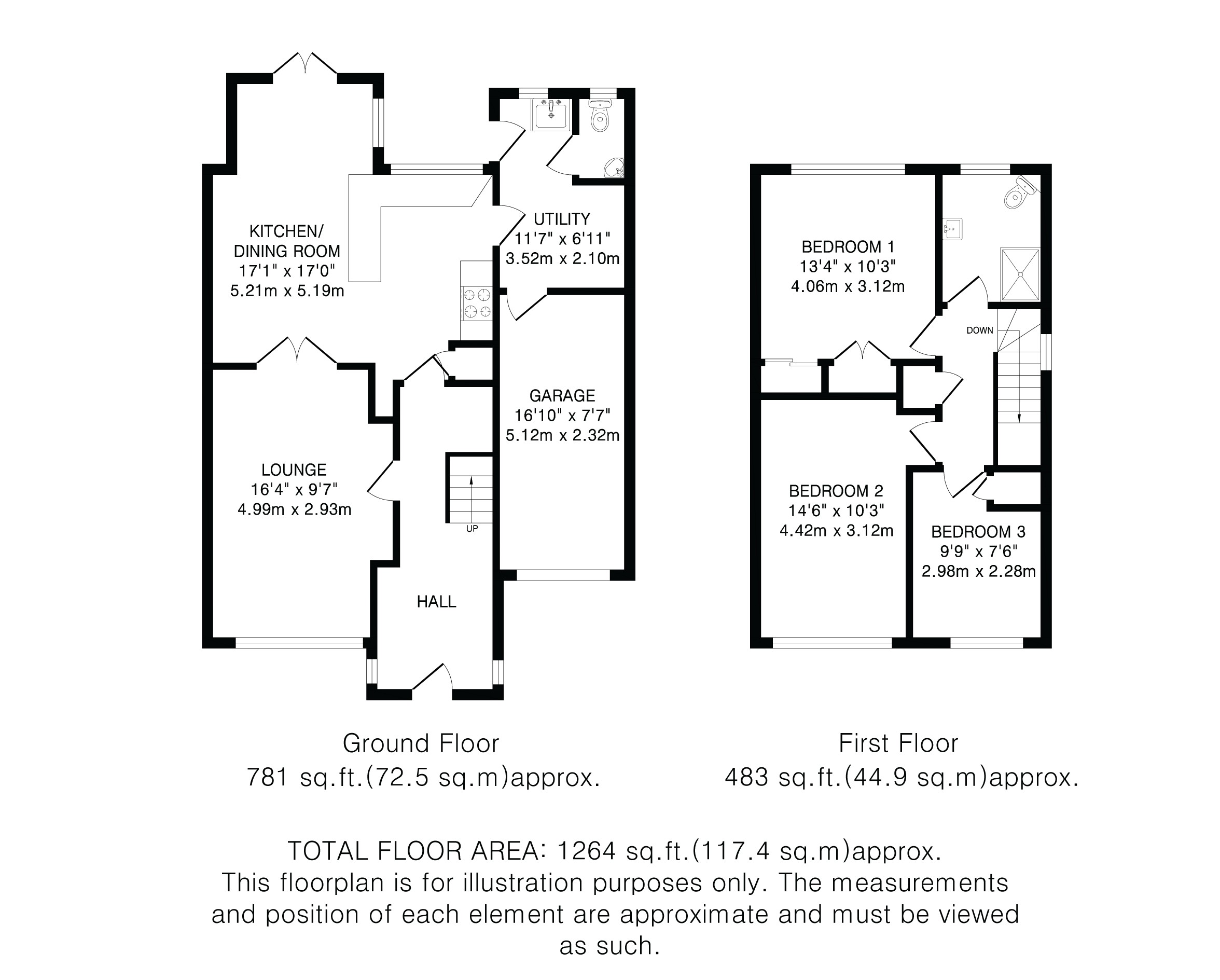 21, London Road, St Albans floorplan