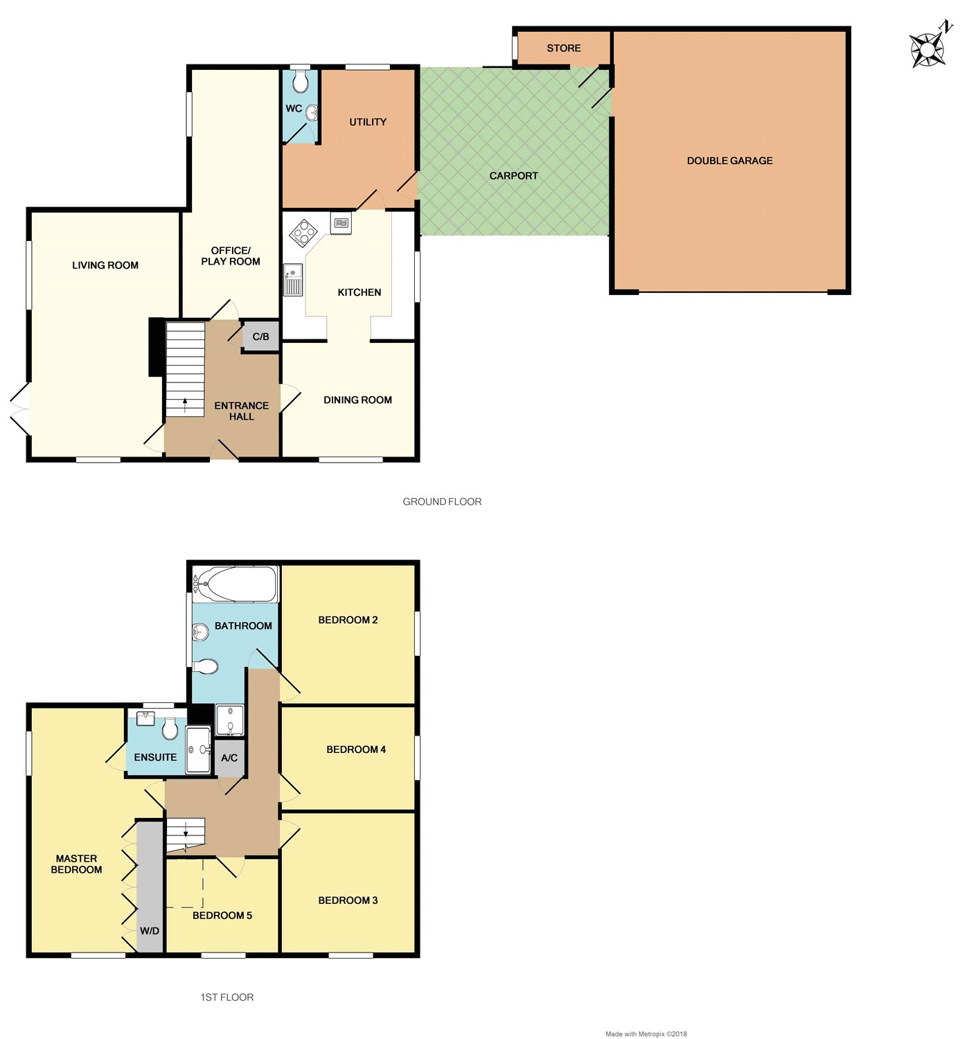 5 Bedrooms Detached house for sale in Stapley, Taunton, Somerset TA3