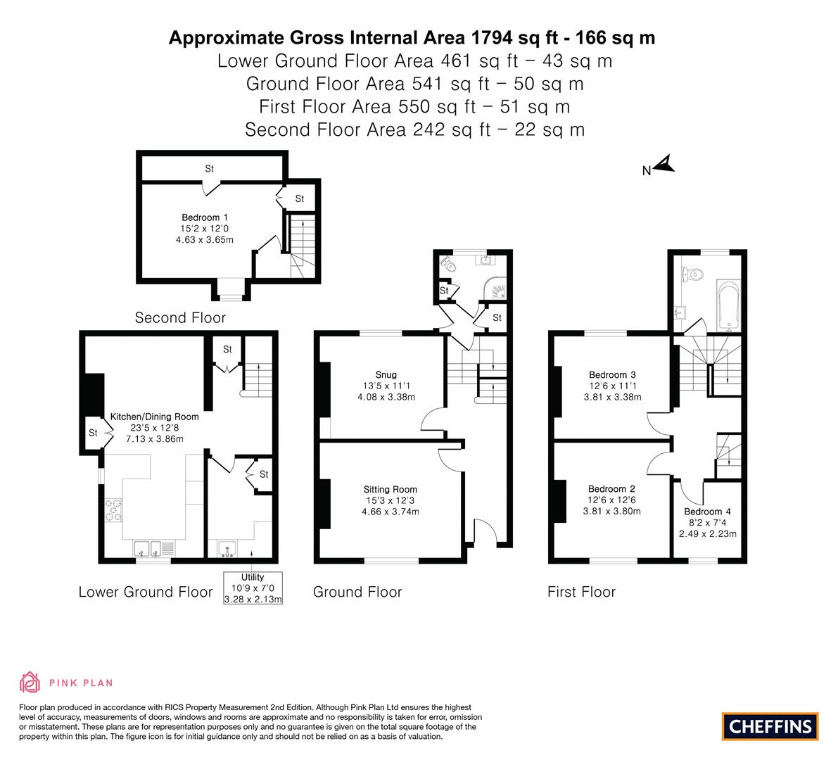 13, Hardwick Street, Cambridge floorplan