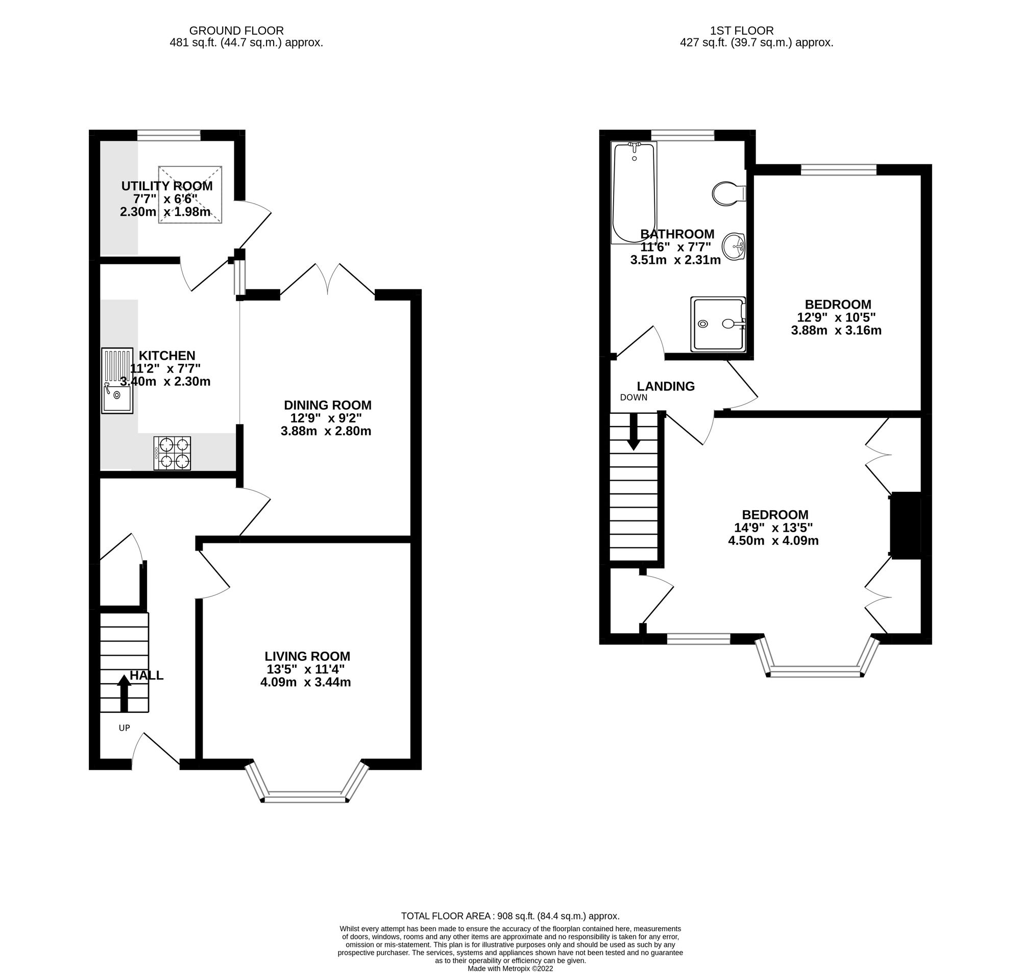 61 Cooksley Road, Bristol floorplan