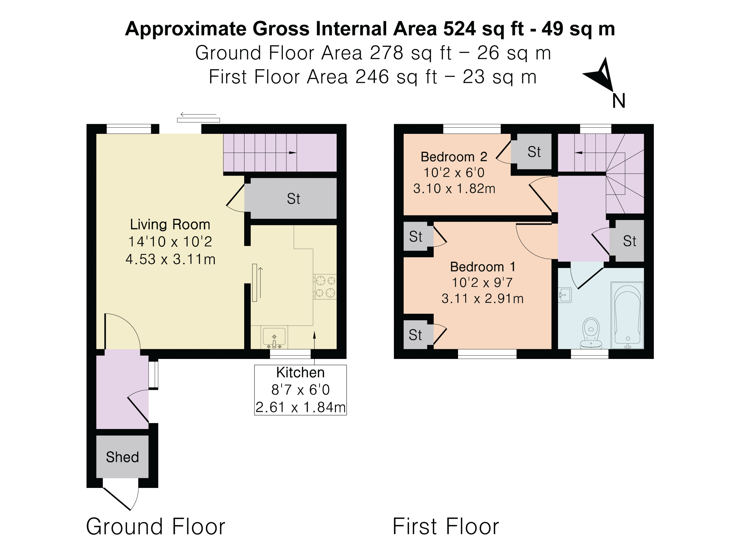 6 Strawberry Terrace, Longford Lane, Newton Abbot floorplan