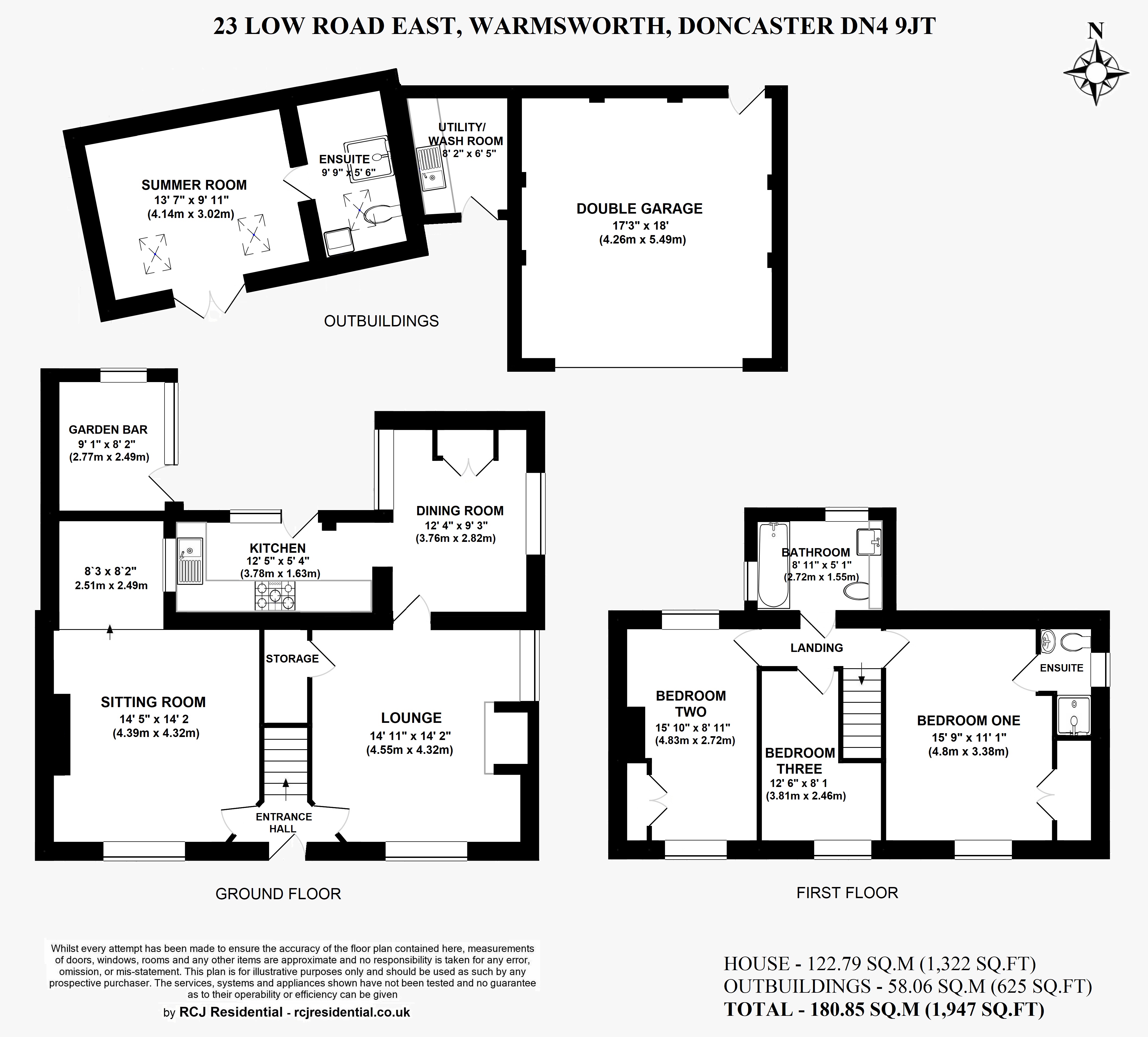 Park House, 23, Low Road East, Doncaster floorplan