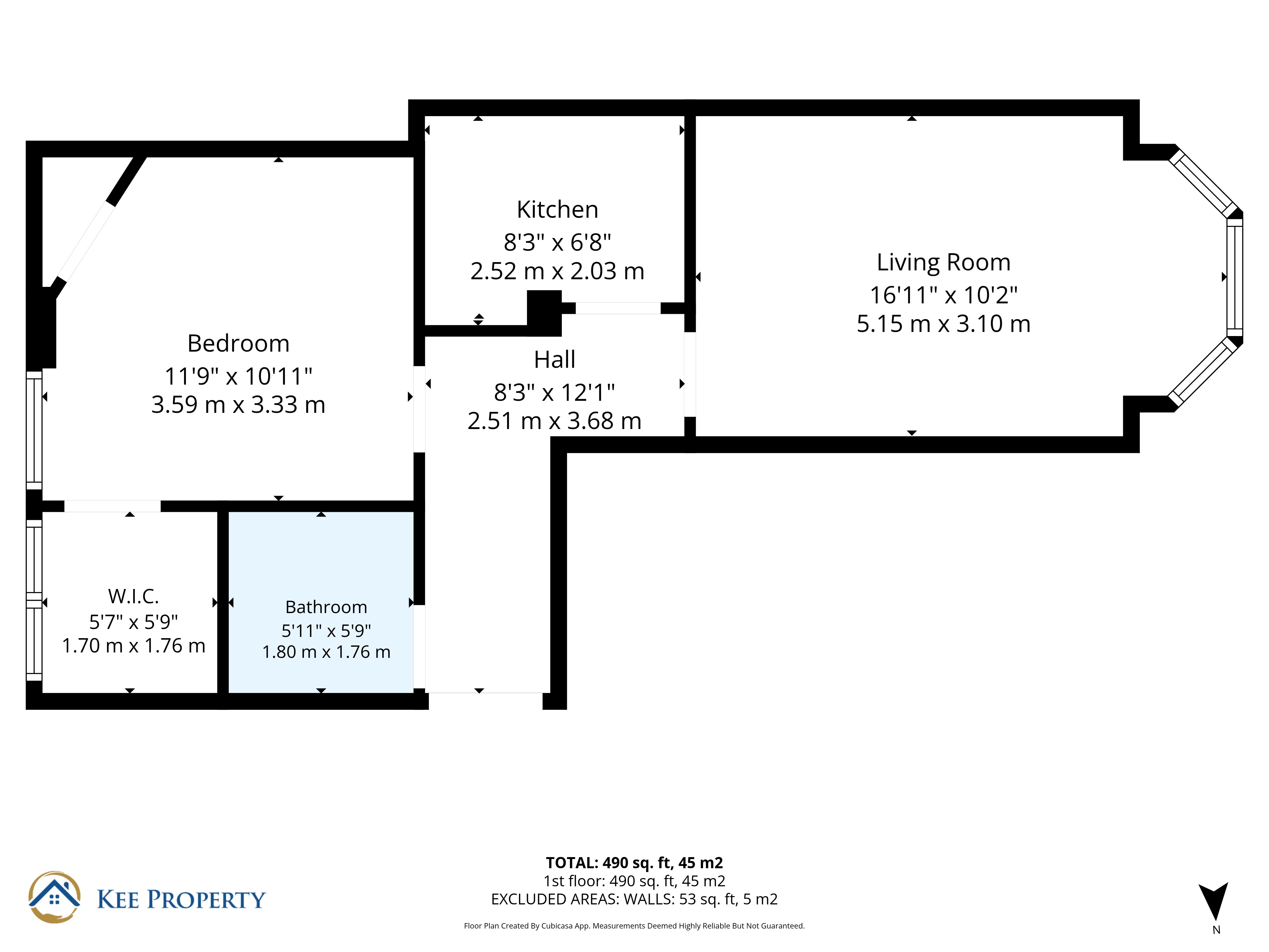 0/2, 30, Midlock Street, Glasgow floorplan