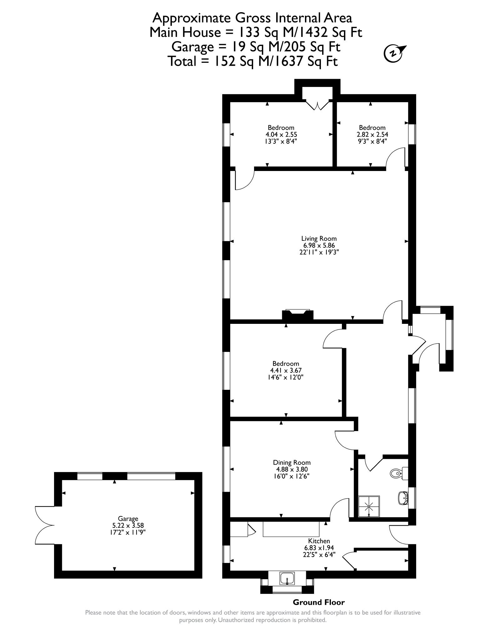 Harewood Galleries, Harewood End, Hereford floorplan