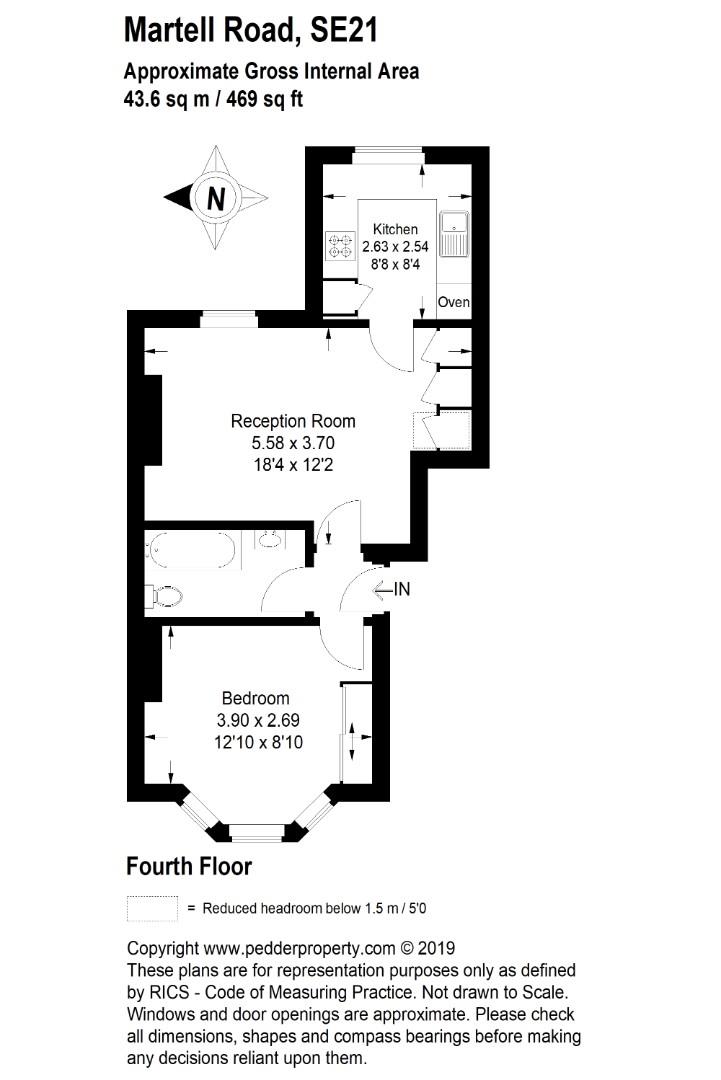 7b, Martell Road, Dulwich floorplan