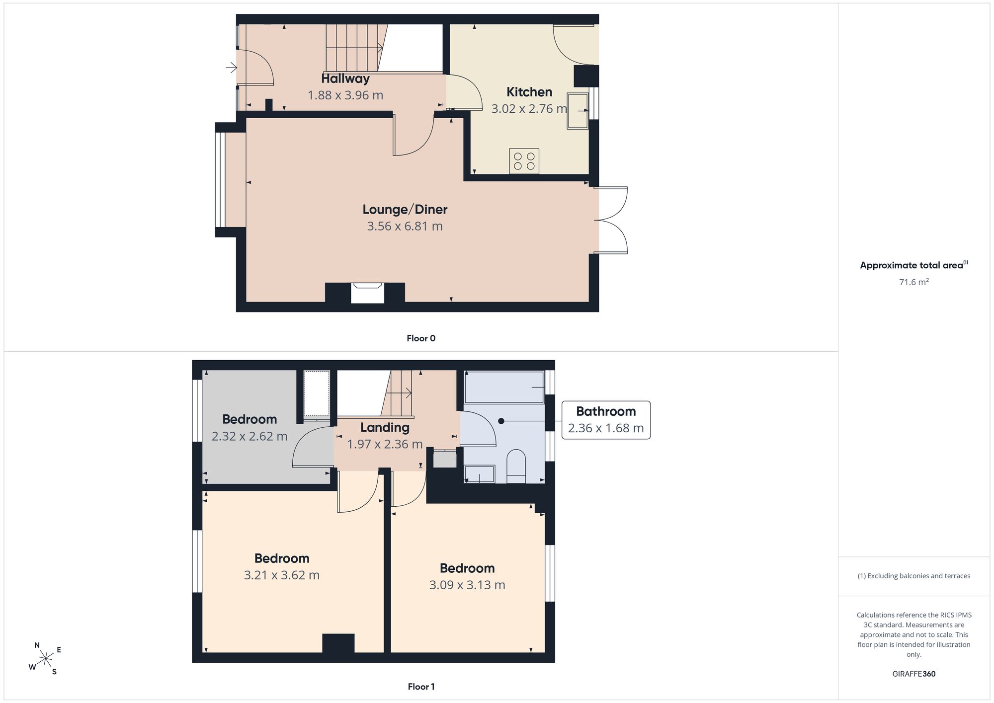 Borrowdale Gardens, Gateshead floorplan