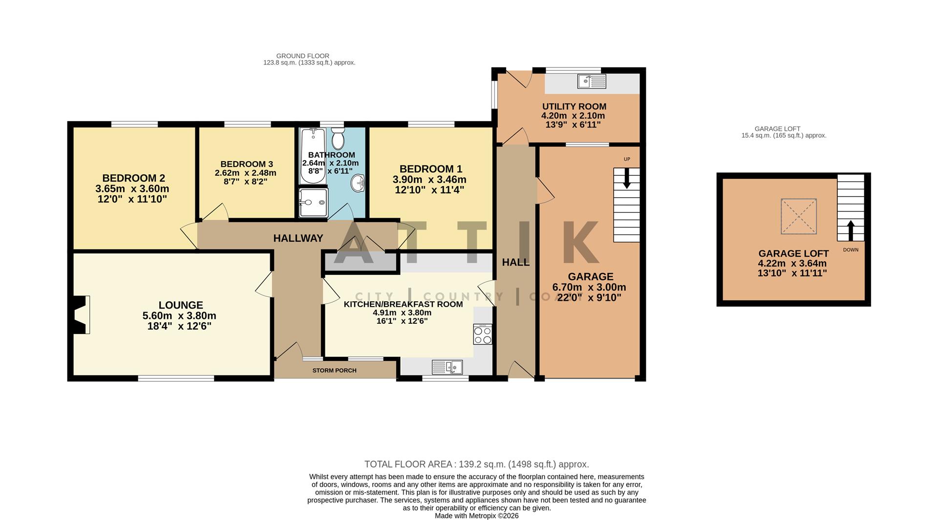 Waterside, Walcot Green, Diss floorplan