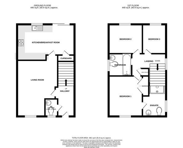 5, Steel Close, Kettering floorplan
