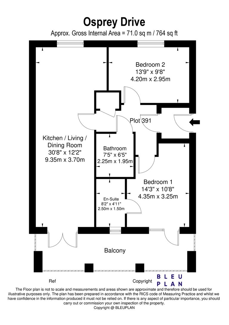 Osprey Drive, Cambridge floorplan