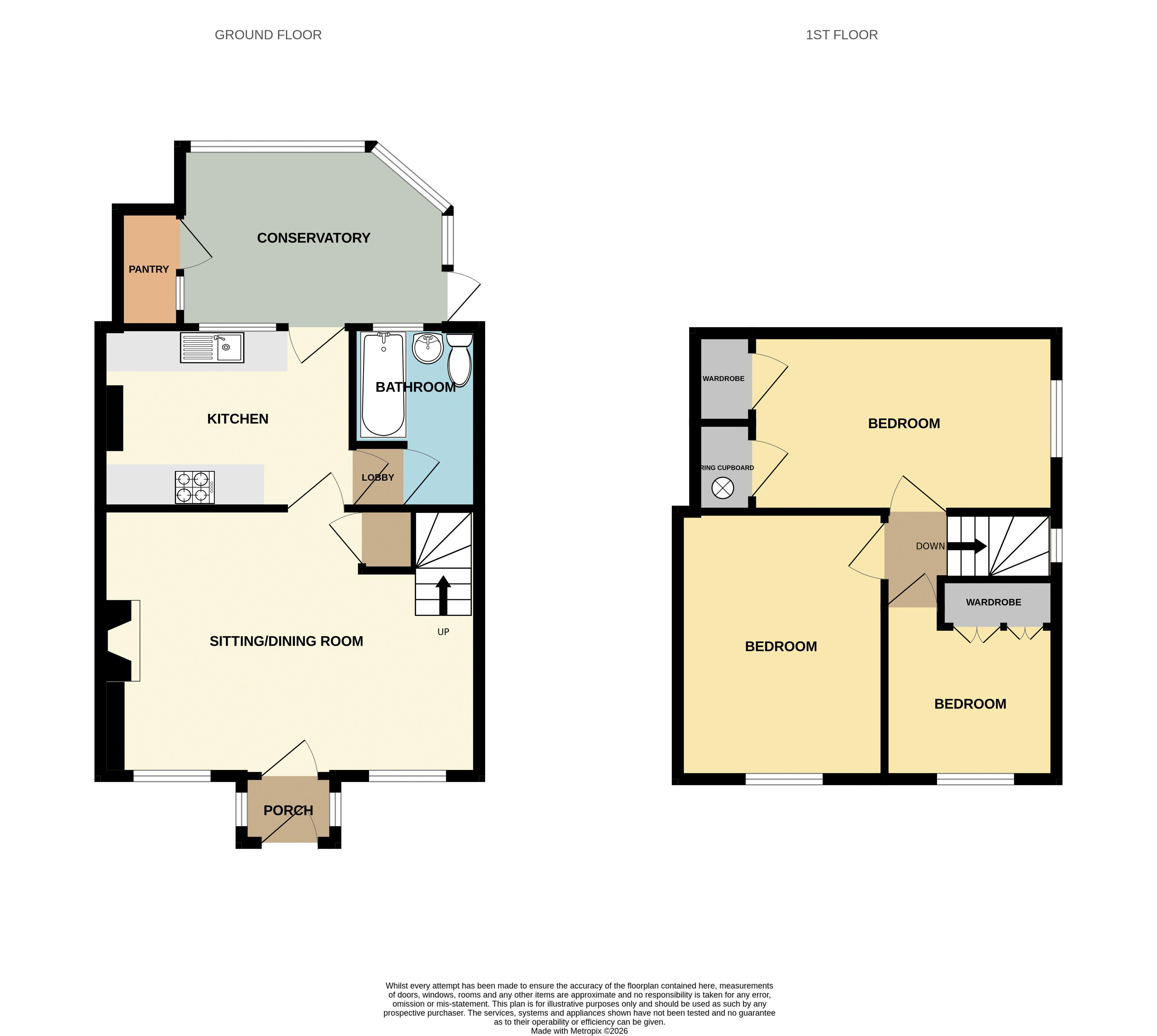 6, Brewers Green, Diss floorplan