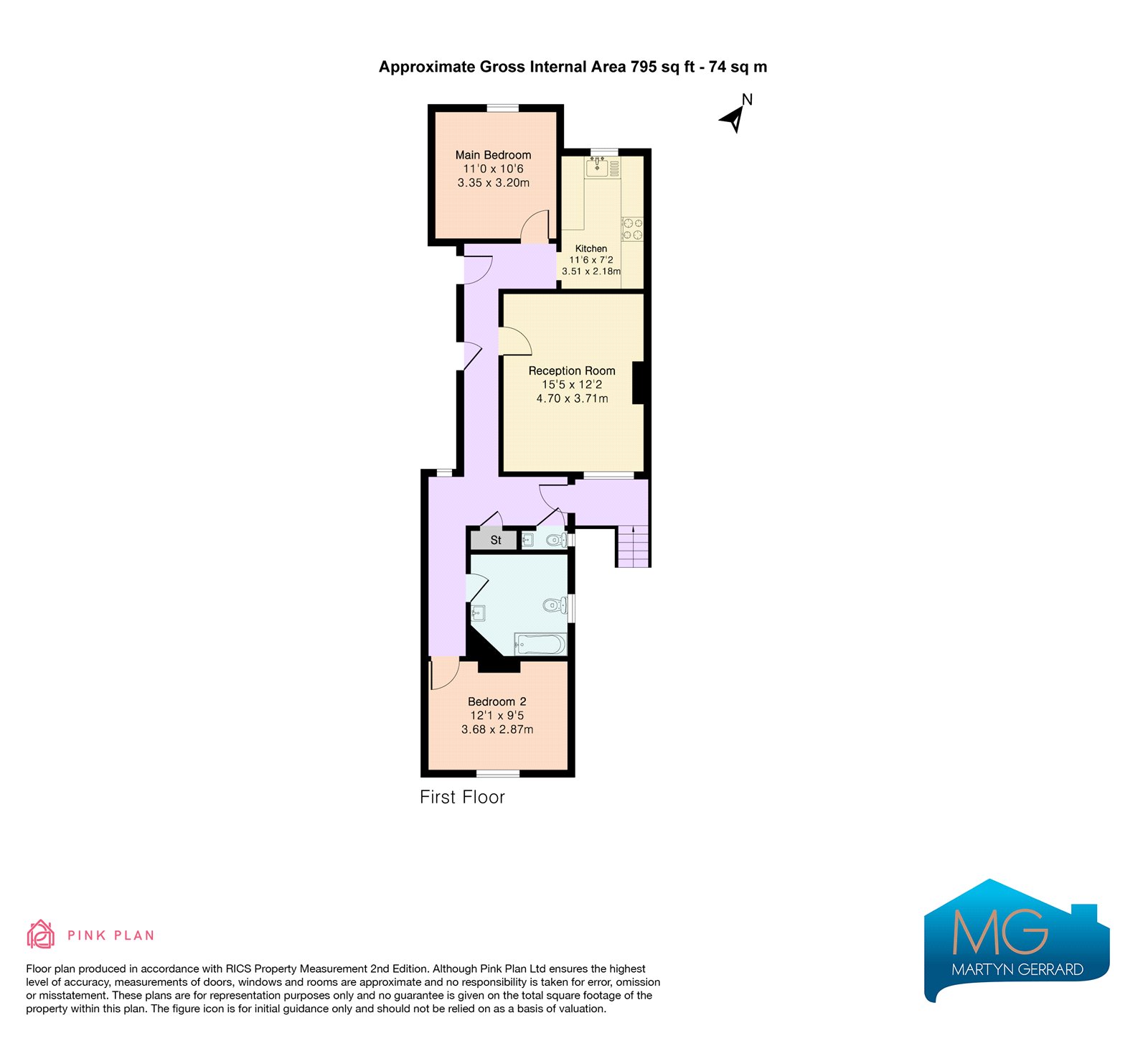 3 Firemens Flats,, Glebe Road, London floorplan