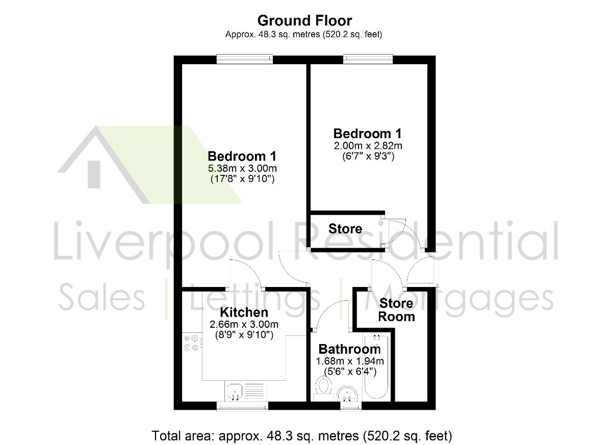 68 Cherry Lane, Liverpool floorplan