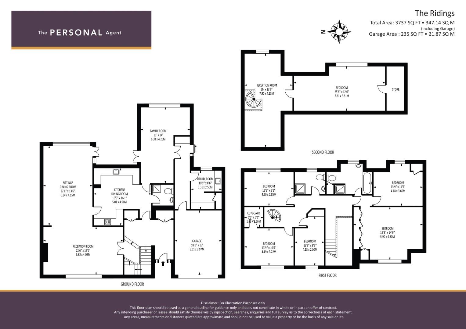 29, The Ridings, Epsom floorplan