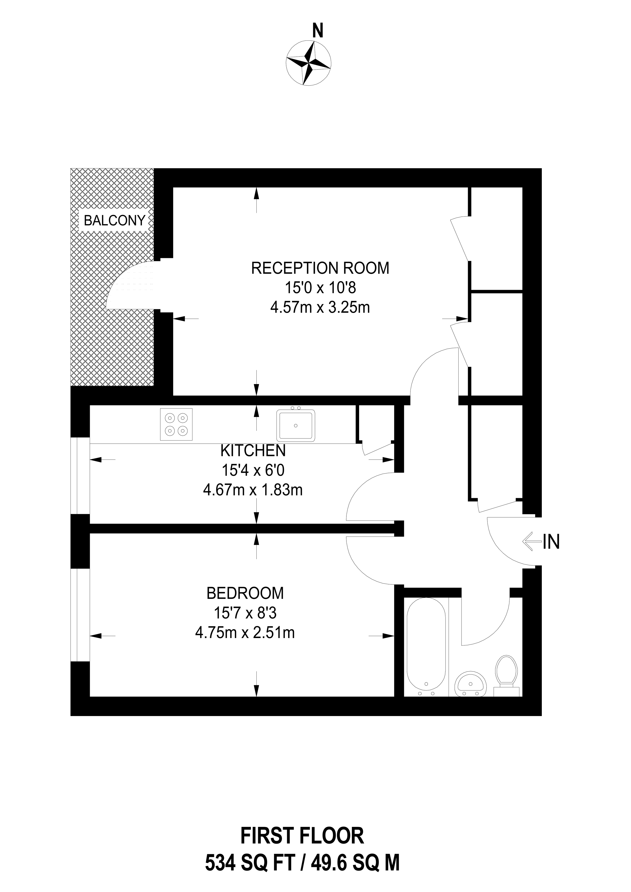 1 Bedrooms Flat to rent in Baythorne Street, Bow, London E3