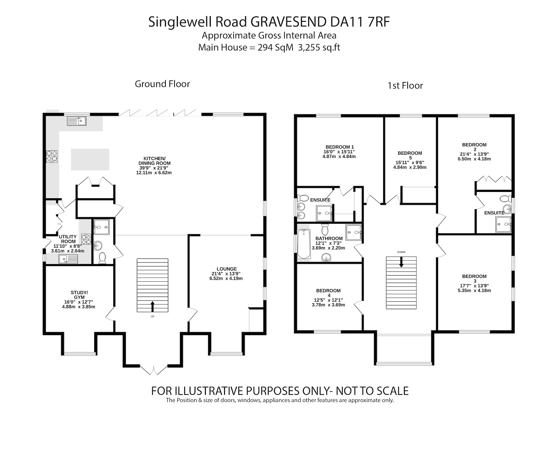 306 Singlewell Road, Gravesend, Kent floorplan
