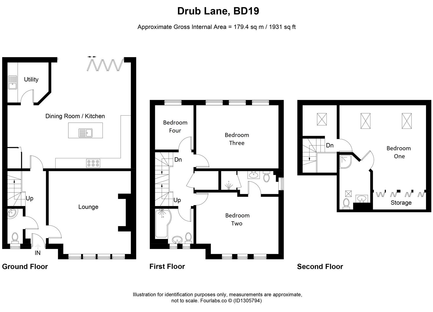118a, Drub Lane, Cleckheaton floorplan