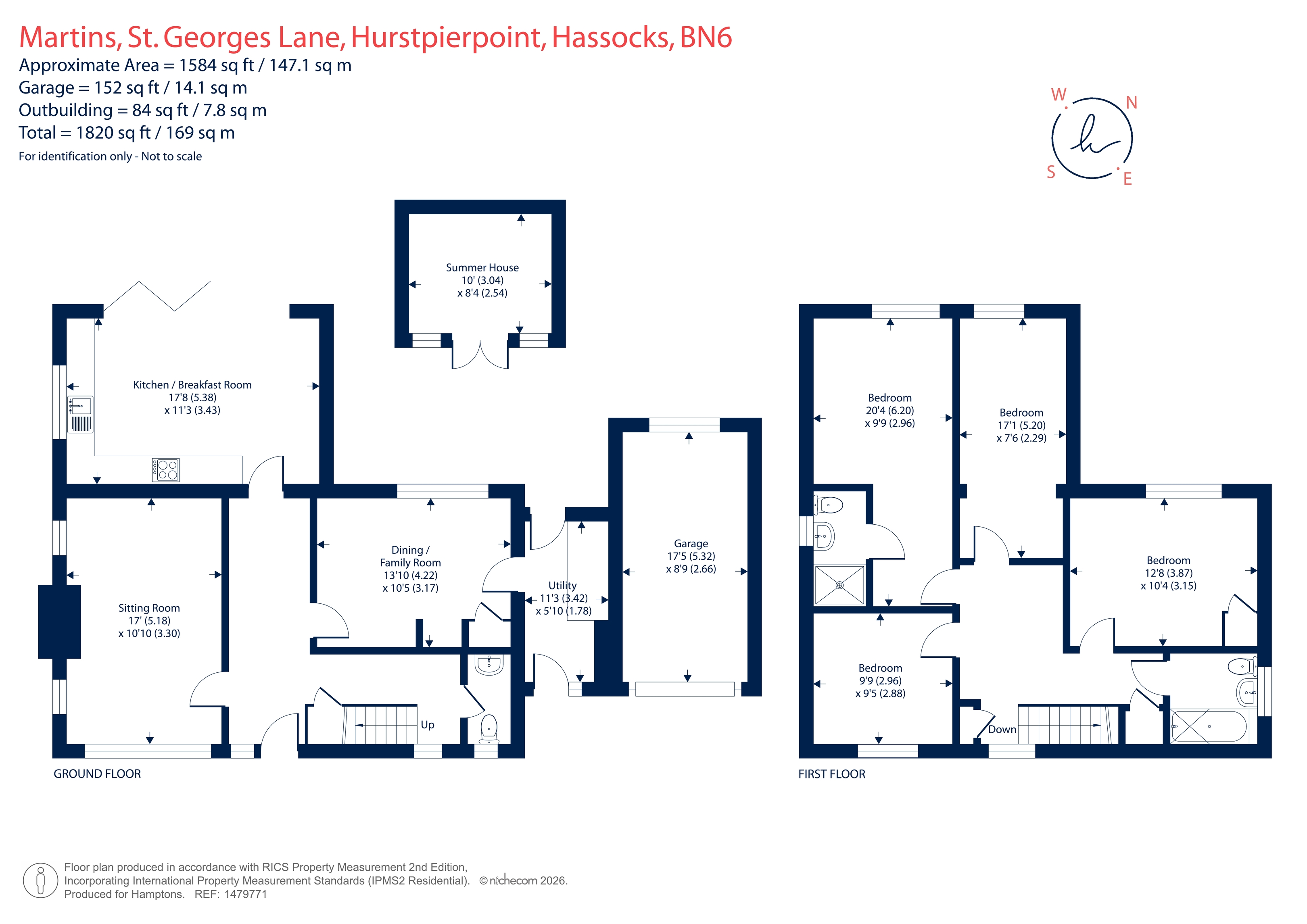 Martins, St. Georges Lane, Hurstpierpoint floorplan