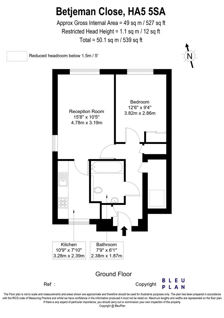 33, Betjeman Close, Pinner floorplan