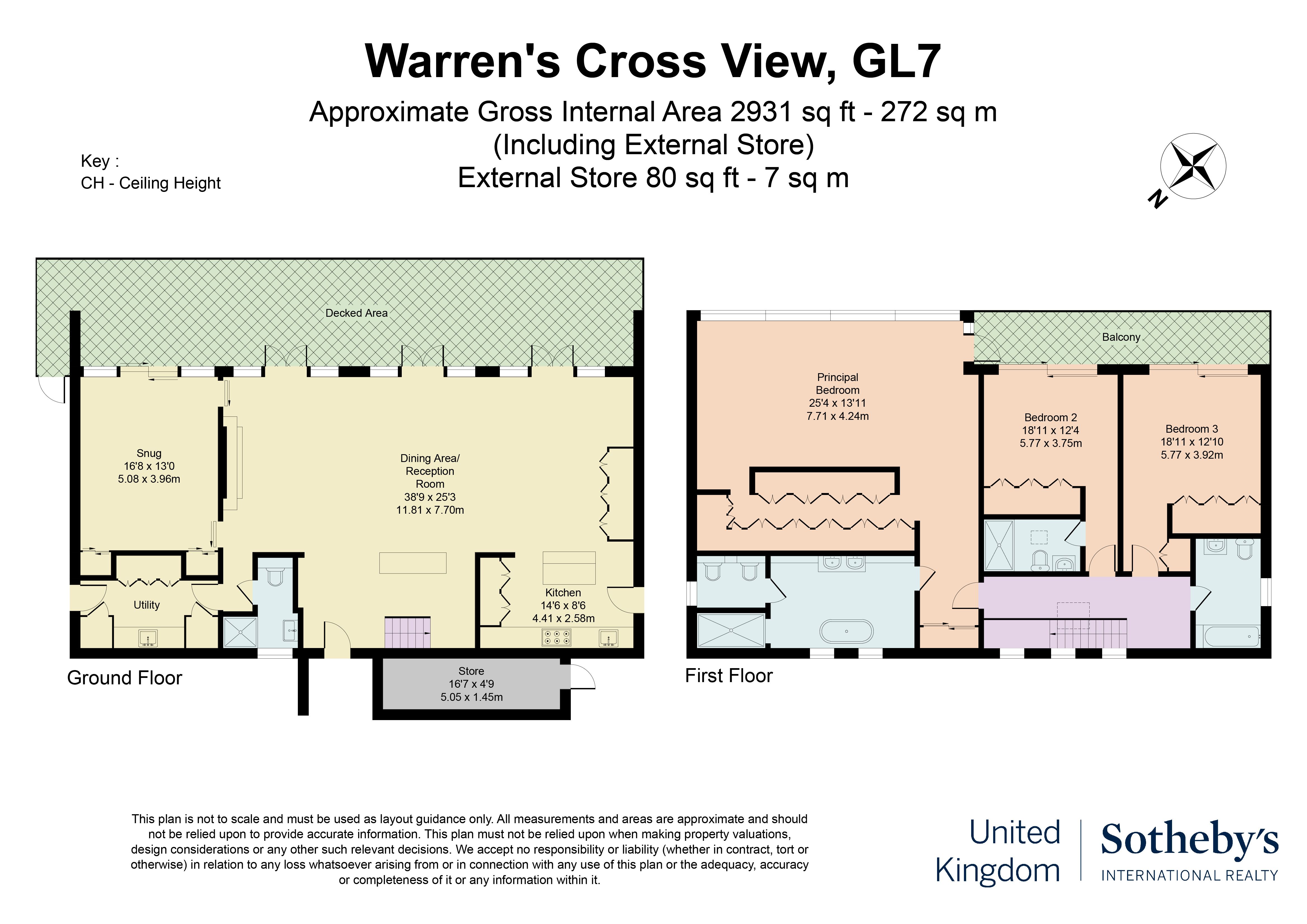 Warren's, Warren's Cross View, Gloucestershire floorplan