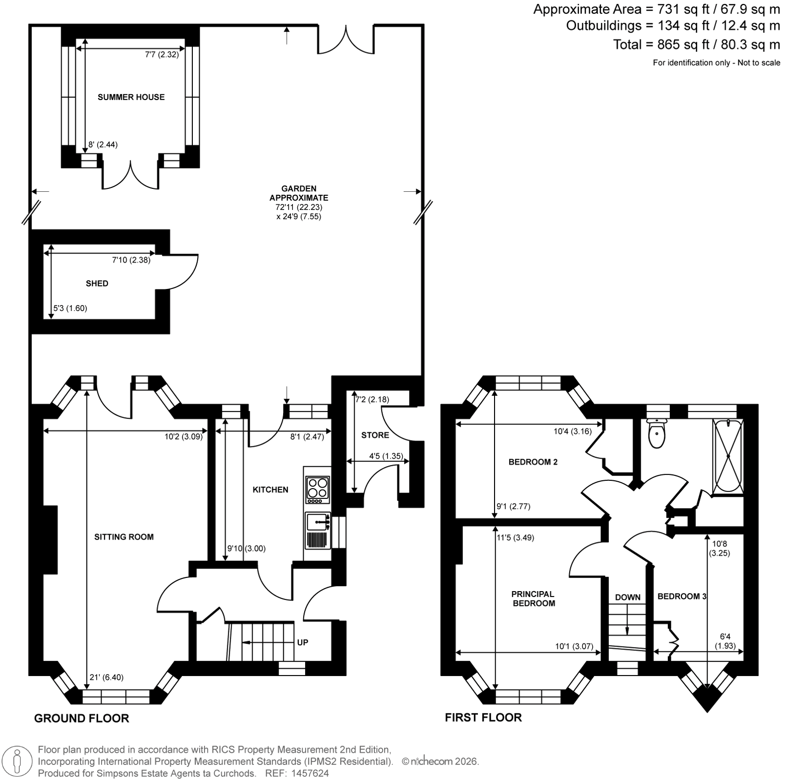 135, Barnfield Avenue, Kingston Upon Thames floorplan