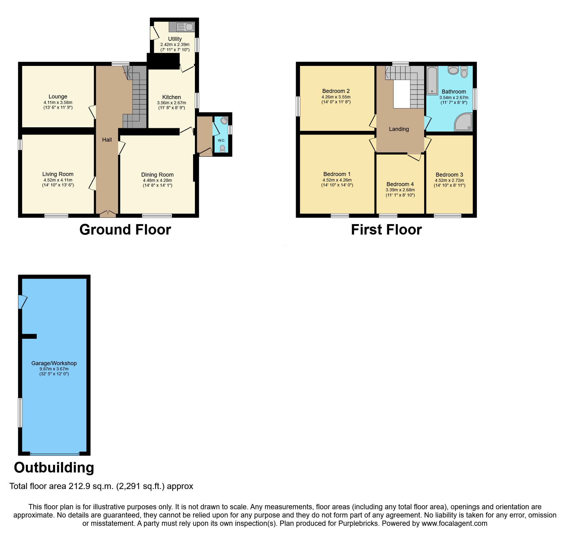 139, Stannary Road, St. Austell floorplan