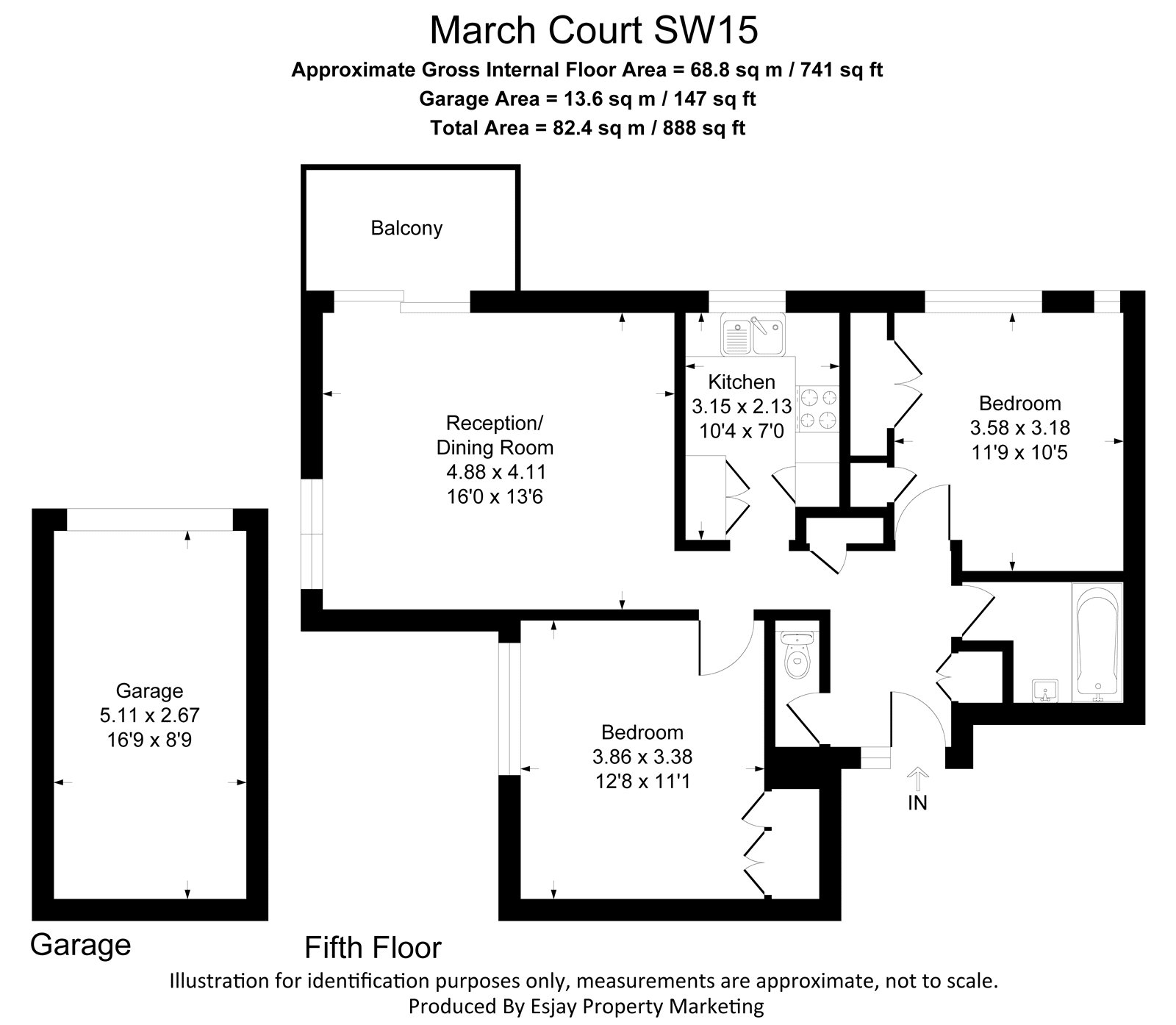 March Court, London floorplan