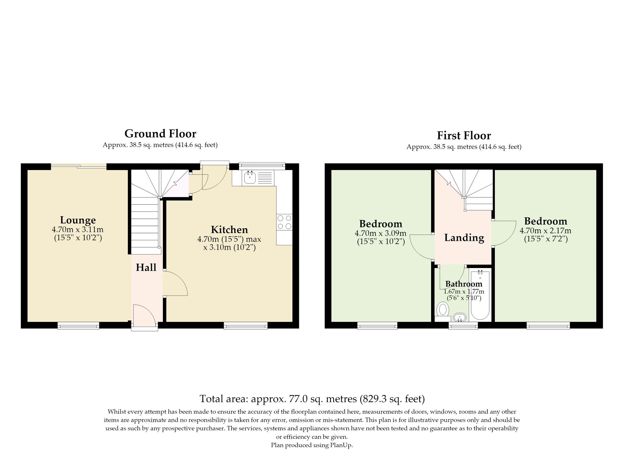 3 Plumtrees, Lowestoft floorplan