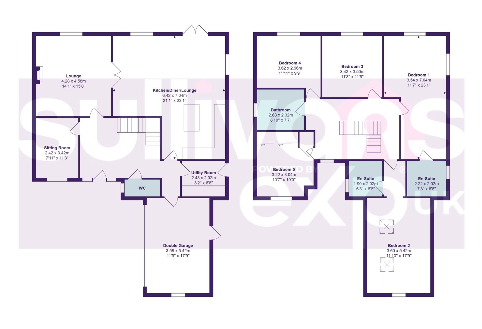 Evandale Lodge, Tan Y Bryn Terrace, Neath floorplan