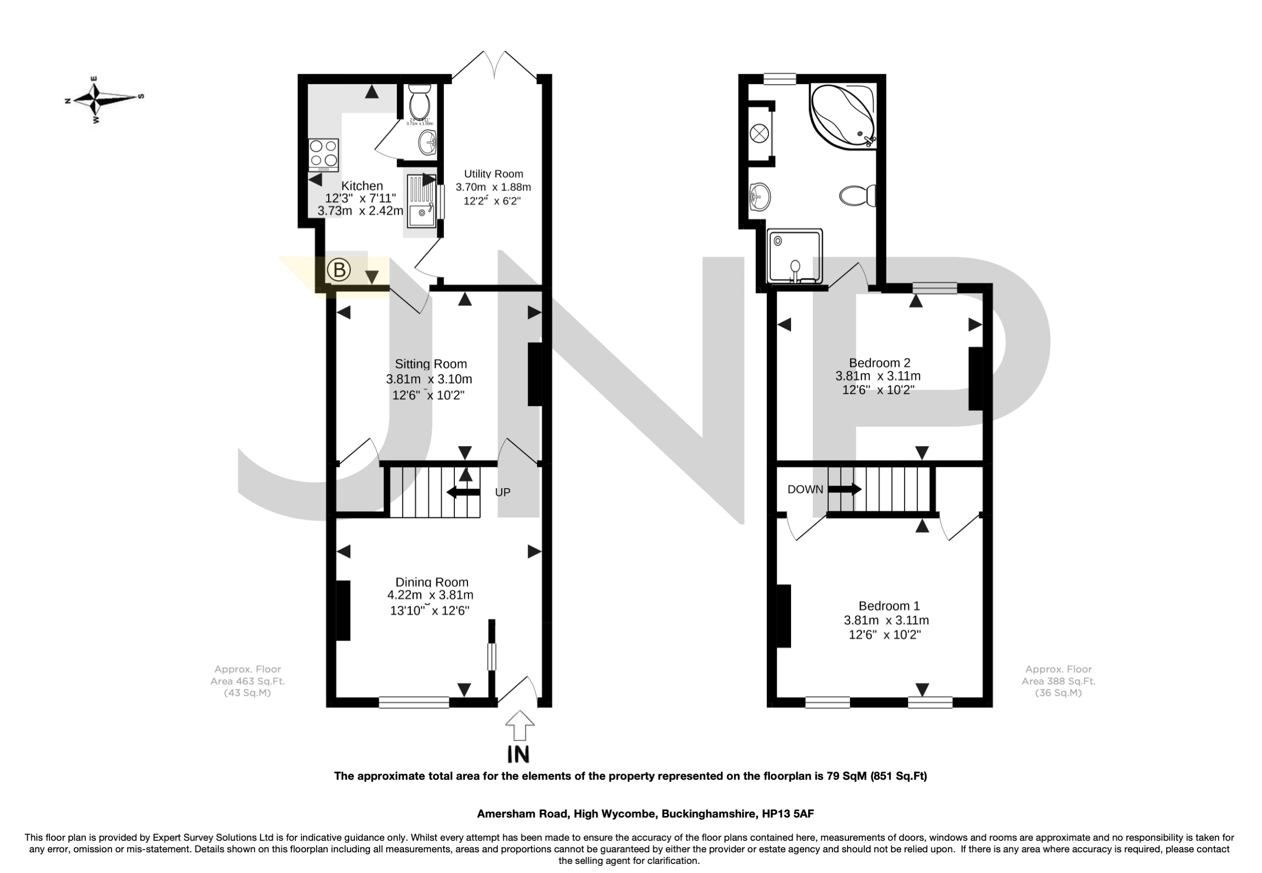 182, Amersham Road, Buckinghamshire floorplan