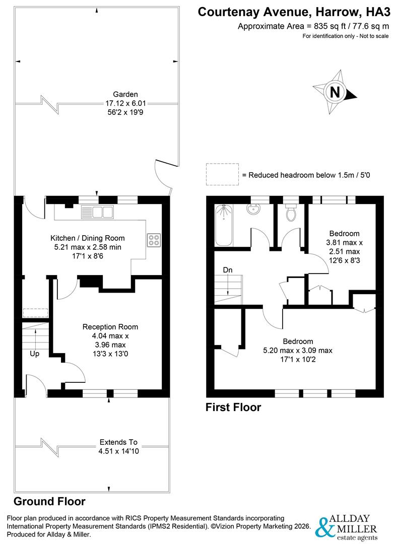 69, Courtenay Avenue, Harrow floorplan