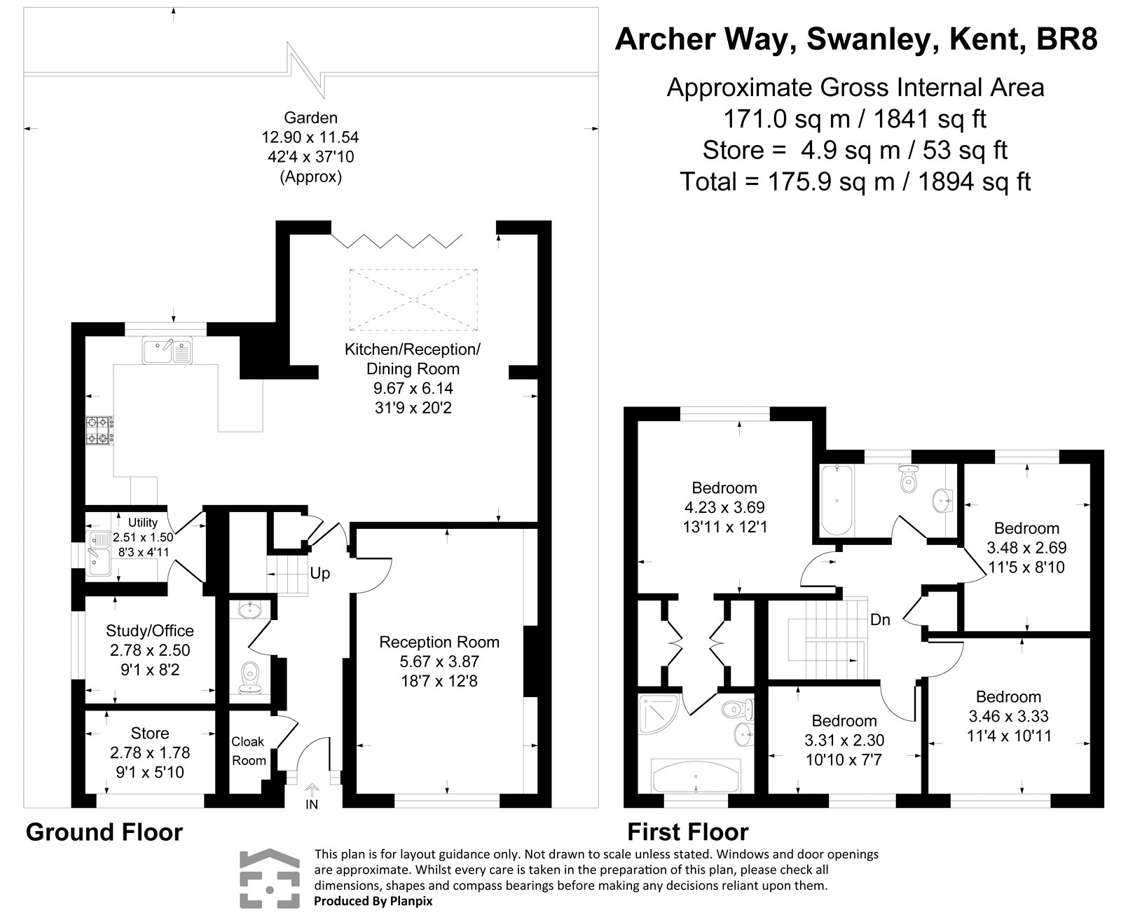 59, Archer Way, Kent floorplan