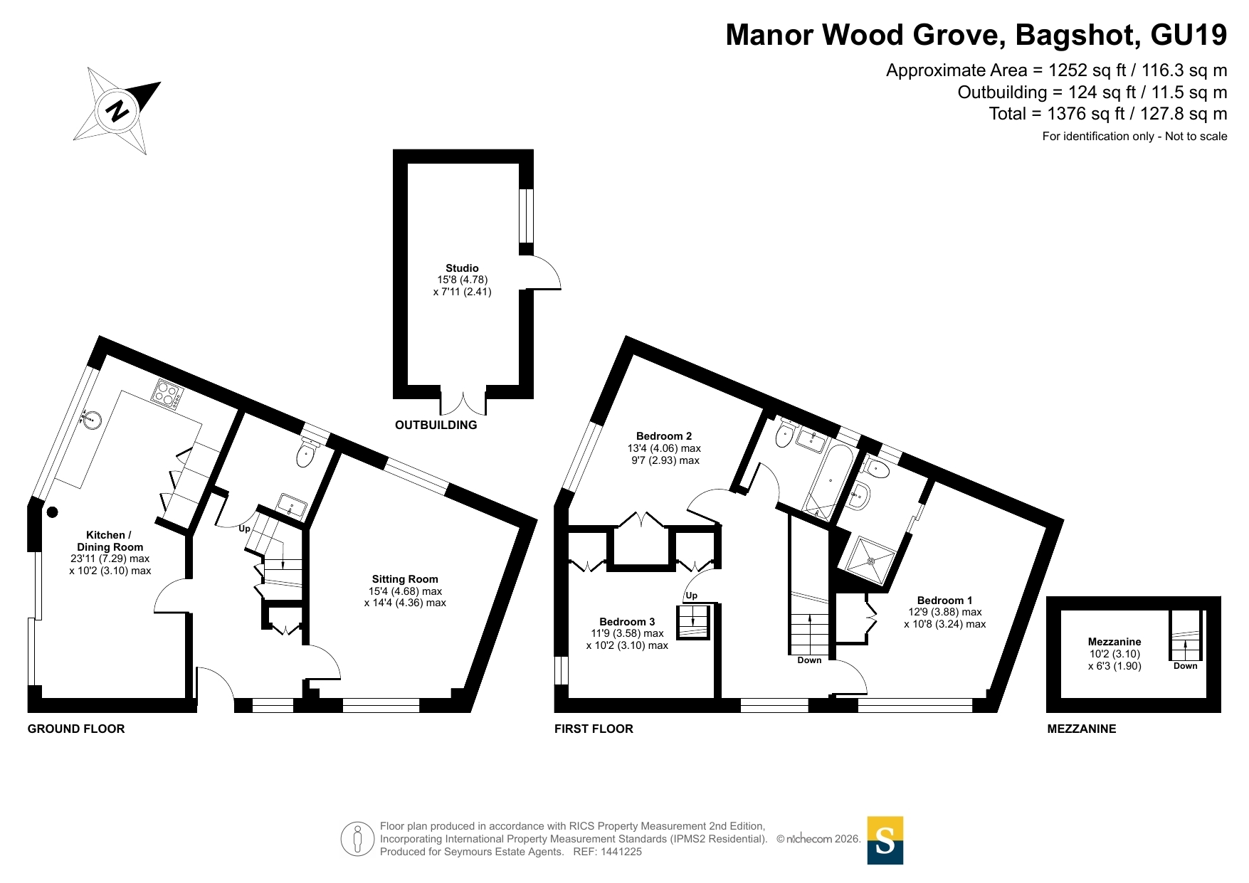 6, Manor Wood Grove, Surrey floorplan