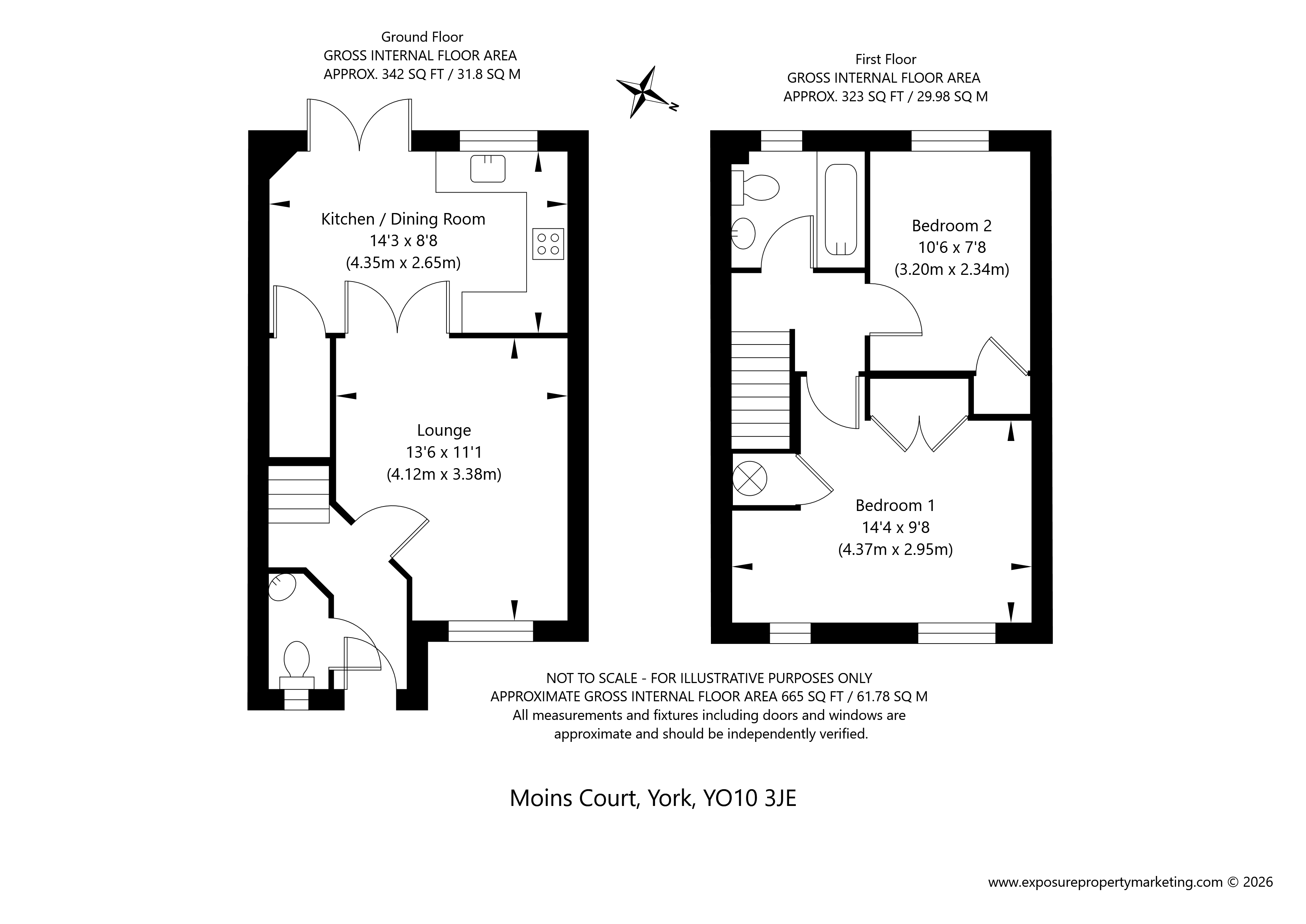 9, Moins Court, North Yorkshire floorplan