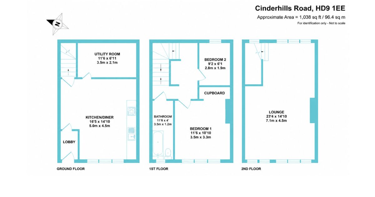 21, Cinderhills Road, West Yorkshire floorplan