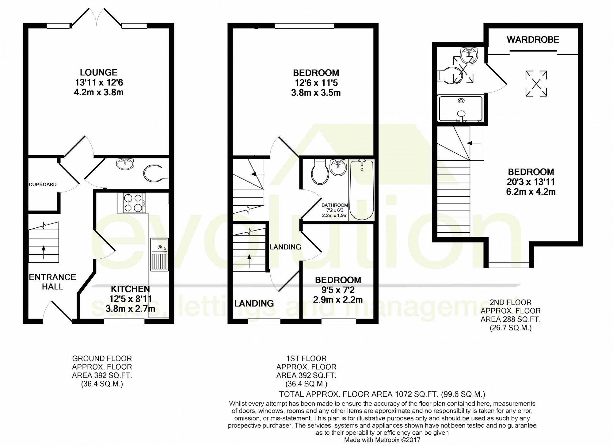 3 Bedrooms Semi-detached house to rent in Desmond Hubble Way, Repton Park TN23