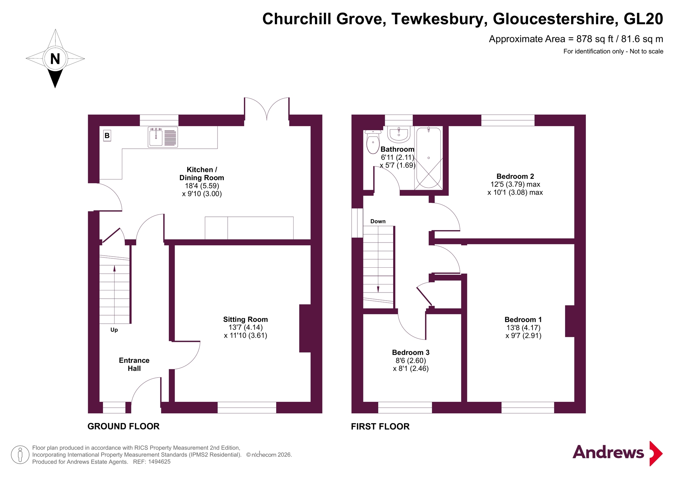 91, Churchill Grove, Gloucestershire floorplan