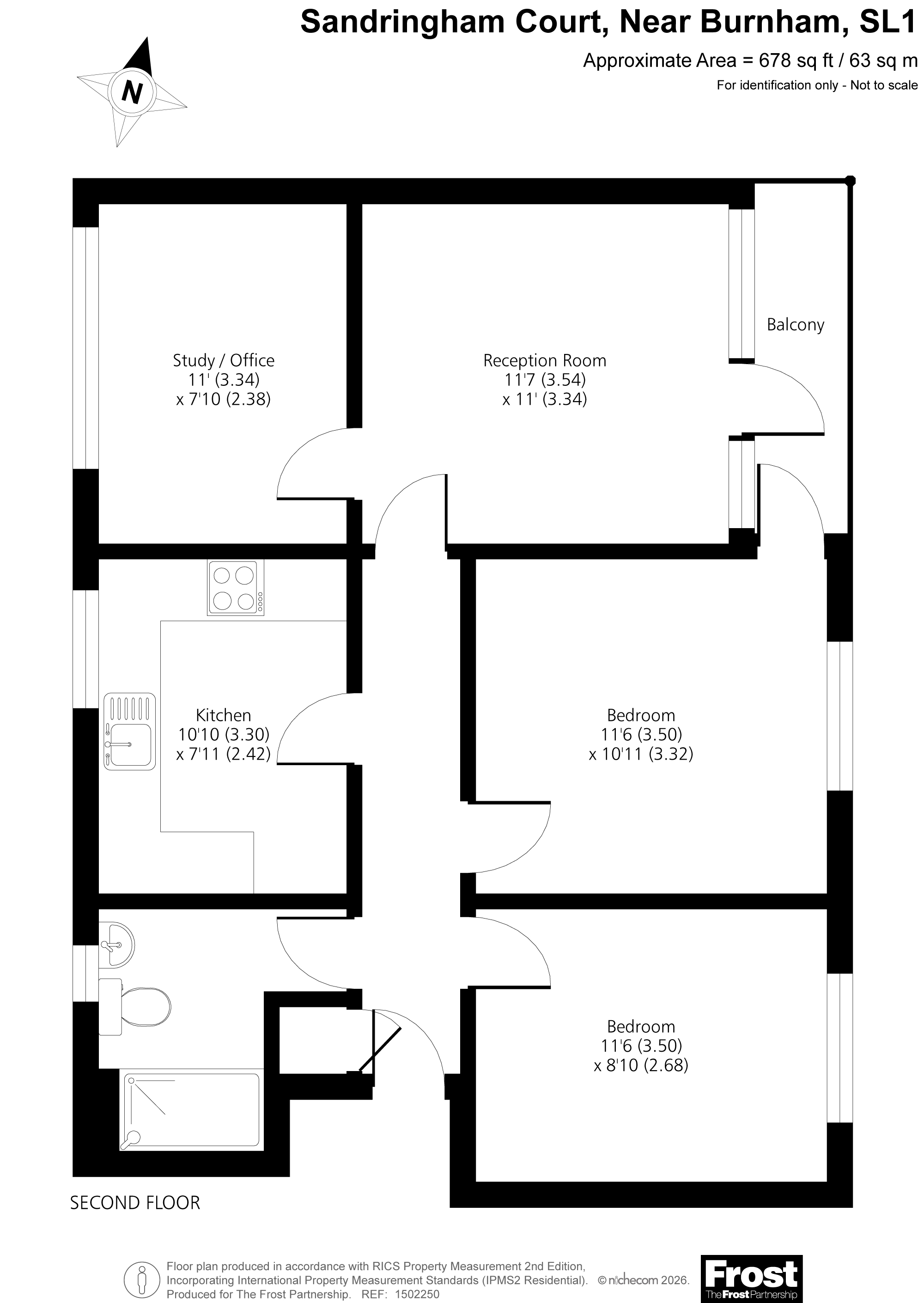 33, Sandringham Court, Berkshire floorplan