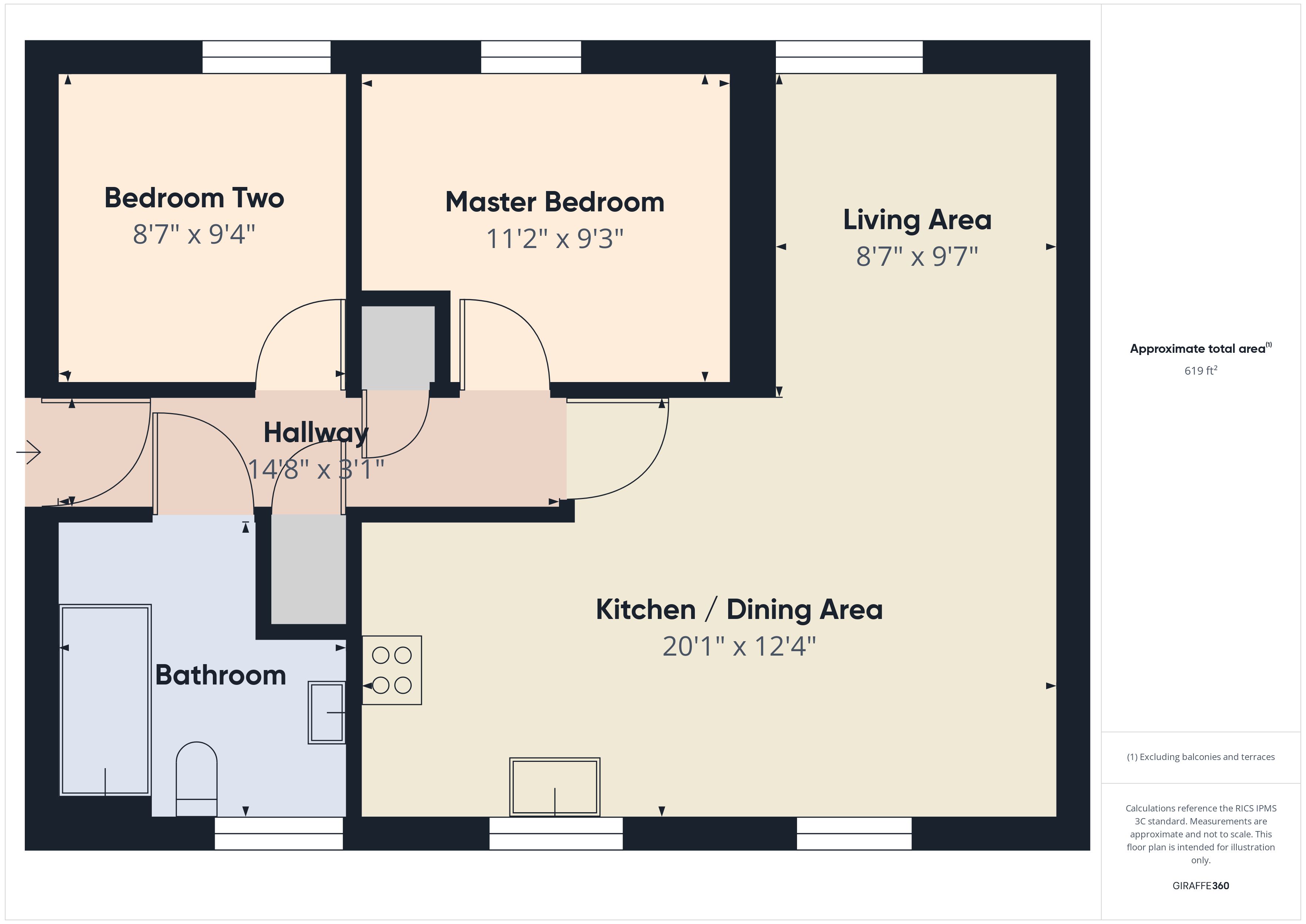 31, Pavior Road, Nottingham floorplan