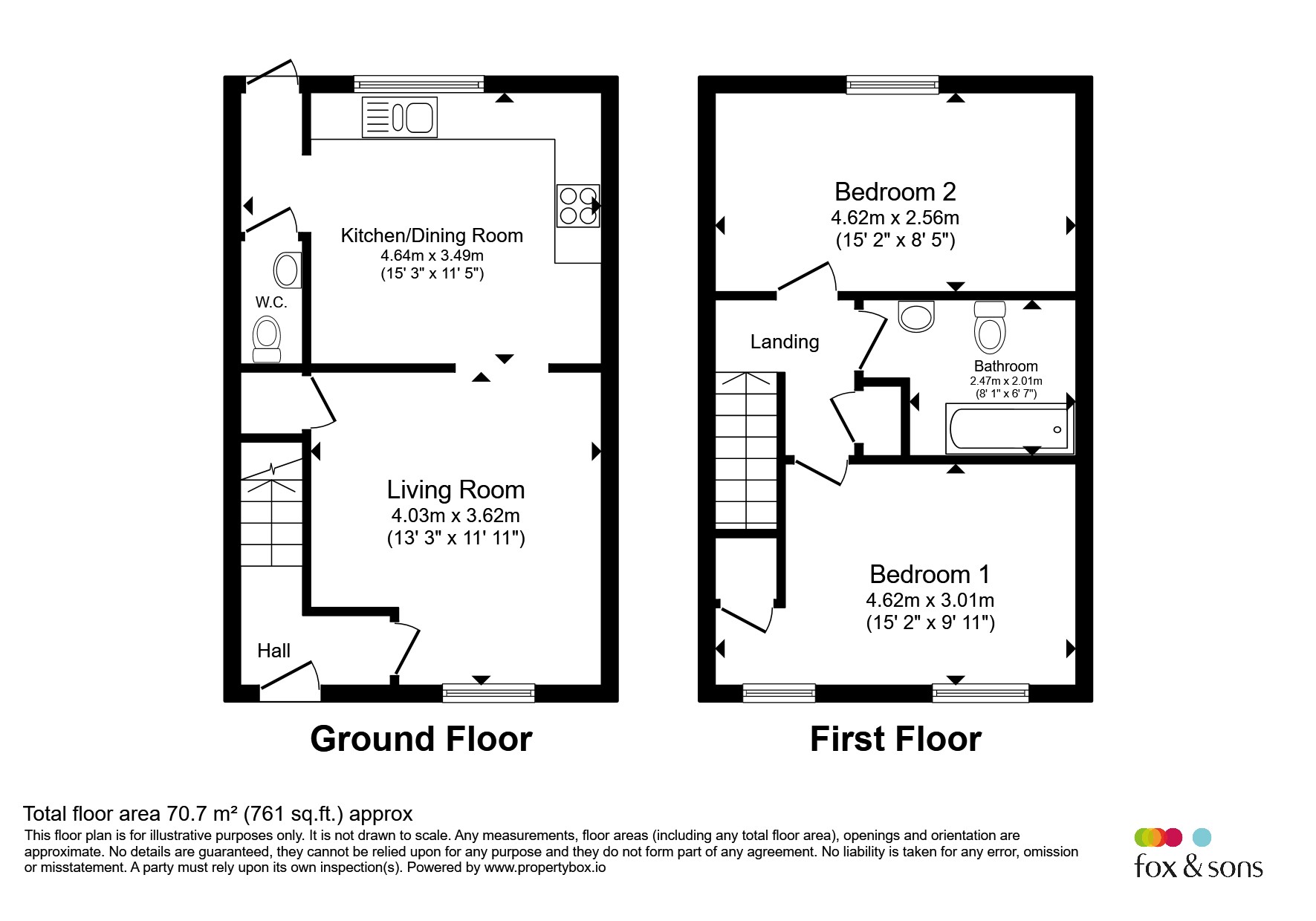 4, Bindon Abbey Street, Dorchester floorplan