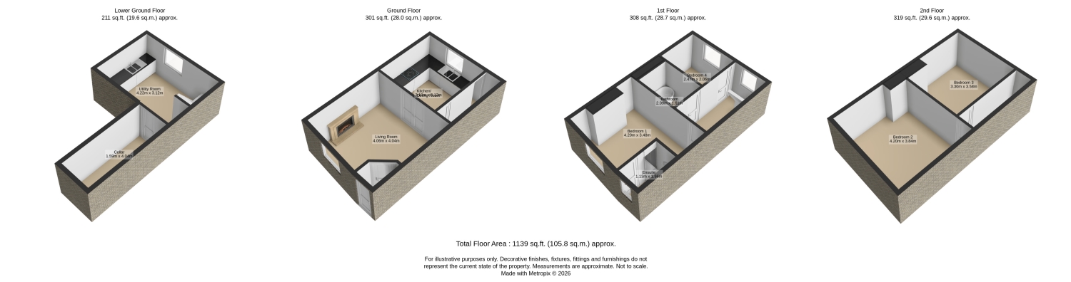 1, King Street, Hebden Bridge floorplan