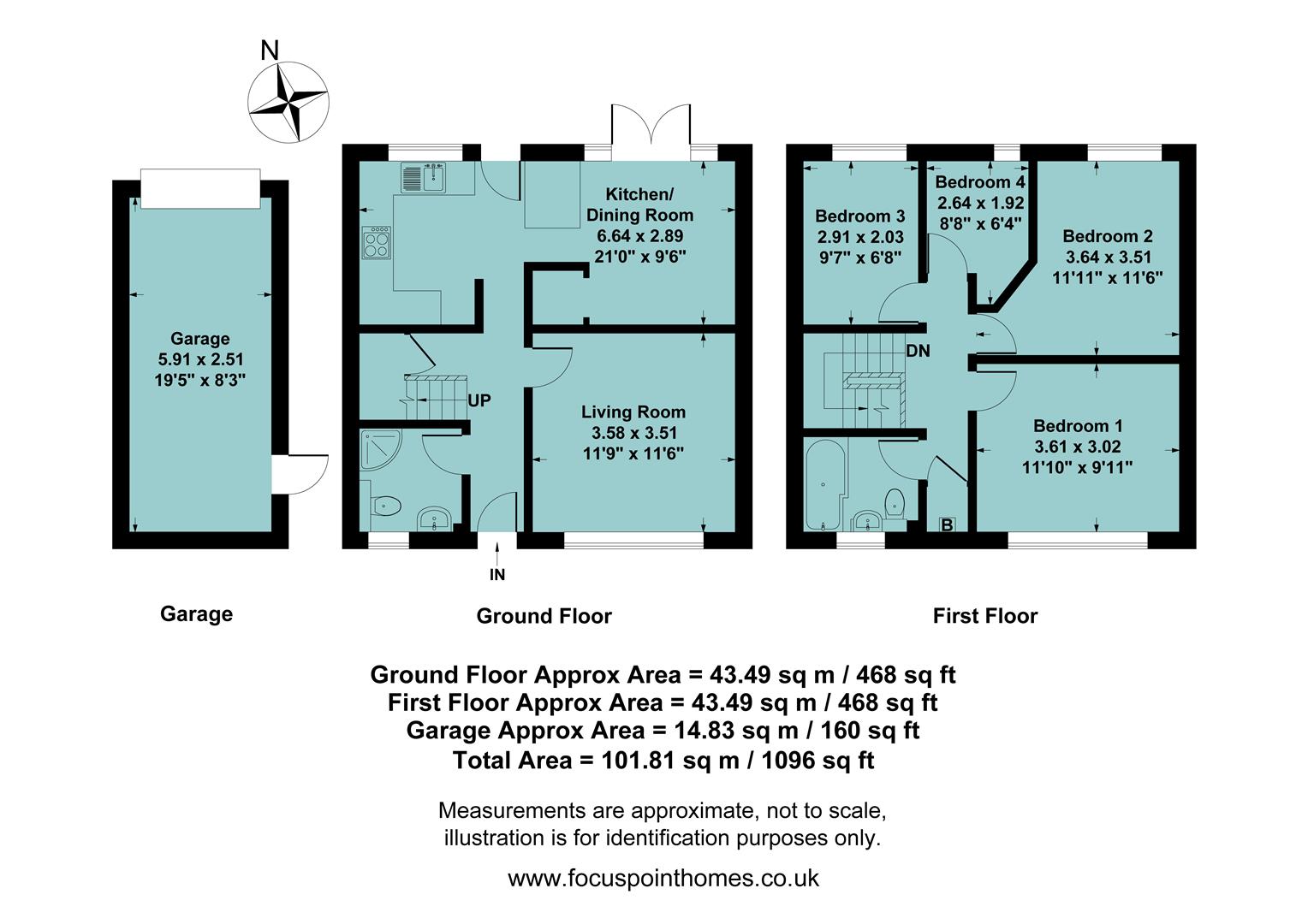 95, Ferriston, Banbury floorplan