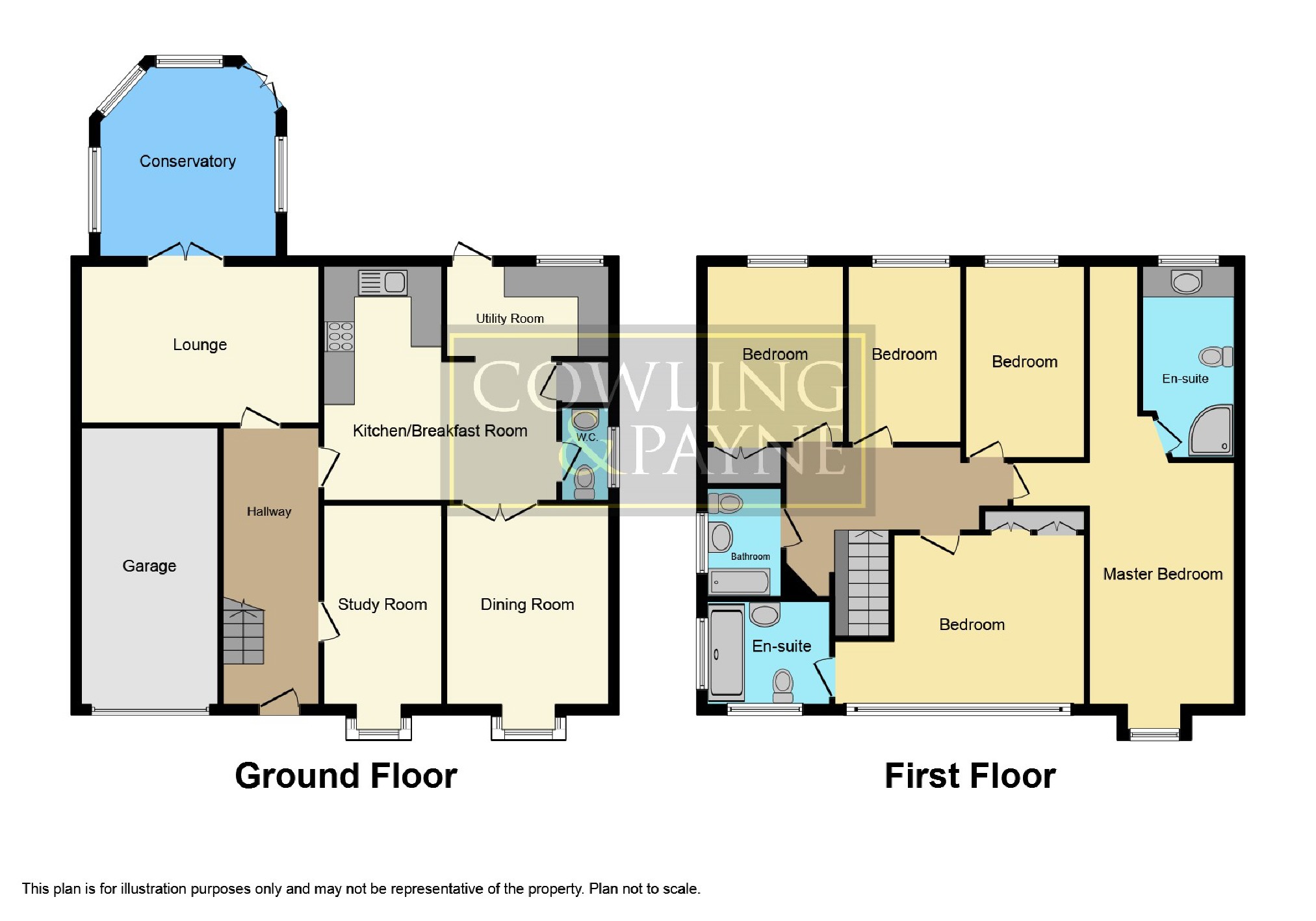 5 Bedrooms Semi-detached house for sale in Cranfield Park Court, Wickford, Essex SS12