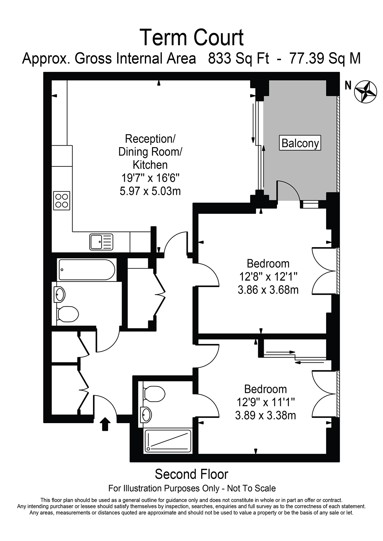 Flat 201, London floorplan